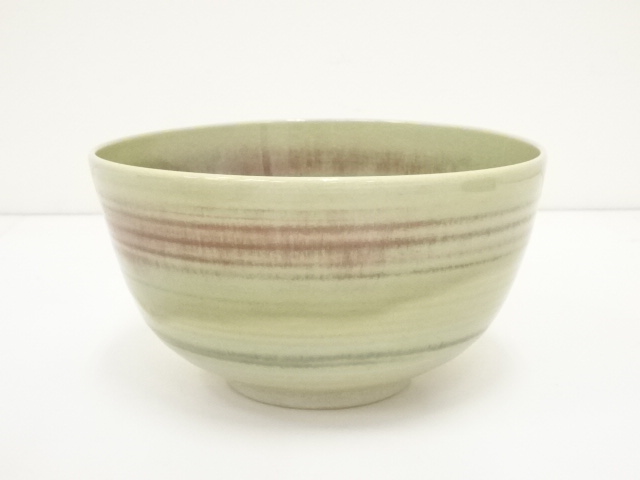 道具 ] - 道具 九谷焼 利岡光仙造 桃青釉鉢（共箱） | ネットショップ